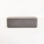 Fern Textured Fabric Storage Ottoman - Image 10
