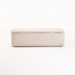 Fern Textured Fabric Storage Ottoman - Image 4