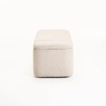 Fern Textured Fabric Storage Ottoman - Image 5