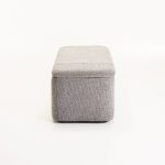 Fern Textured Fabric Storage Ottoman - Image 12