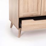 Fin Deluxe 3 Door 2 Drawer Robe - Image 4