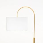 Floor Lamp Slim Gold Metal Arc 156Cm - Image 3