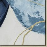 Framed Art 18 - Azure 120X80Cm Wood Grain Frame - Image 3