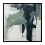 Framed Art 22 - Currents 70X70Cm Black Frame