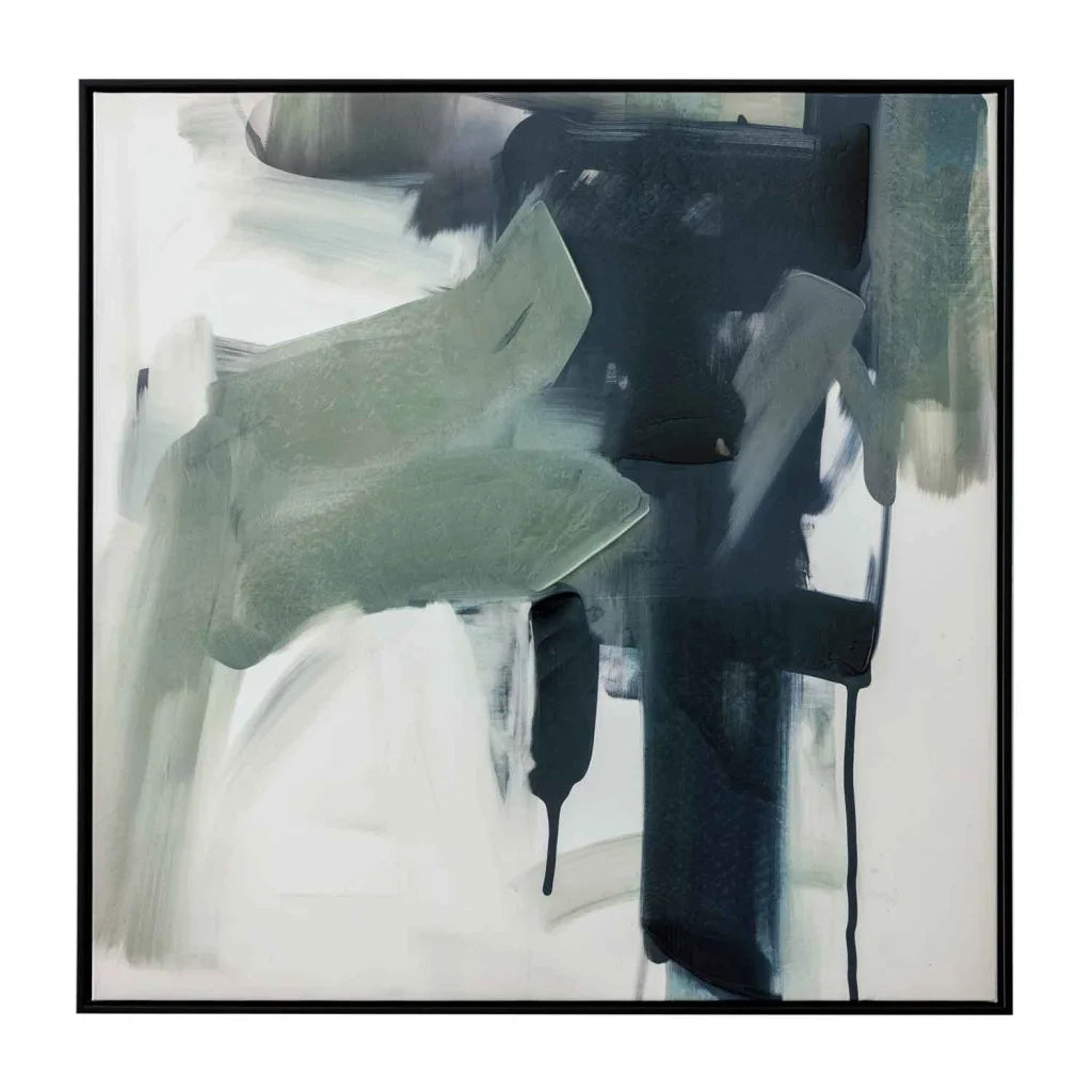 decofurn-furniture-framed-art-22-currents-70x70cm-black-frame-540 Framed Art 22 - Currents 70X70Cm Black Frame - Image 1