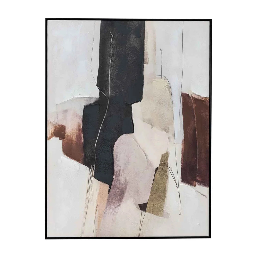 decofurn-furniture-framed-art-23-terrain-90x120cm-black-frame-366 Framed Art 23 - Terrain 90X120Cm Black Frame - Image 1
