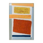 Framed Art 4 Colourgrid 120X80Cm White Frame