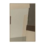 Framed Art 5 Textone 120X80Cm Wood Grain Frame