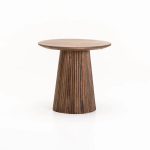 Goa 50Cm Round Solid Wood Side Table - Image 3