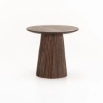 Goa 50Cm Round Solid Wood Side Table - Image 6
