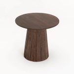 Goa 50Cm Round Solid Wood Side Table - Image 4