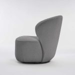 Grace Fabric Swivel Chair - Image 4
