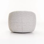 Indigo Fabric Swivel Chair - Light Grey - Image 4