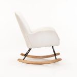 Indy Fleece Rocking Chair - Cream - Image 4