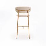 Isla Fabric Barstool Natural Leg - Image 5