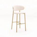 Isla Fabric Barstool Natural Leg