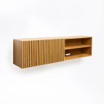 Issy 1 Door & Shelves Floating Tv Unit