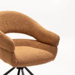 Jen Fabric Swivel Dining Chair - Image 25