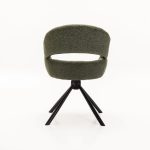 Jen Fabric Swivel Dining Chair - Image 19