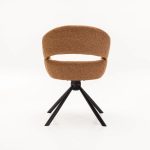 Jen Fabric Swivel Dining Chair - Image 9