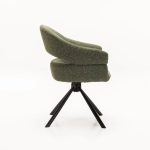 Jen Fabric Swivel Dining Chair - Image 18