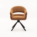 Jen Fabric Swivel Dining Chair - Image 22