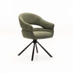Jen Fabric Swivel Dining Chair - Image 16