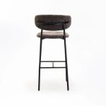 Josie Fabric Barstool-Black Leg - Image 4