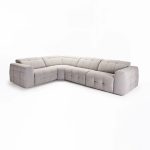 Julio Fabric Electric Power Recliner Corner Unit - Image 3