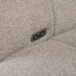 Julio Fabric Electric Power Recliner Corner Unit - Image 6