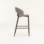 Kayla Textured Fabric Barstool - Image 8