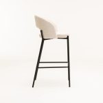 Kayla Textured Fabric Barstool - Image 3