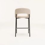 Kayla Textured Fabric Kitchen Stool - Image 14