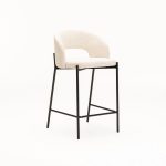 Kayla Textured Fabric Kitchen Stool - Image 11