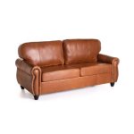 Kingsley Genuine Leather 3 Seater Couch - Image 6