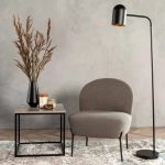 Floor Lamp Black Metal Spot Shade 148Cm H - Image 2