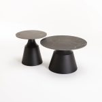 Lea Set Of 2 70/50Cm Stone Top Coffee Table - Image 2