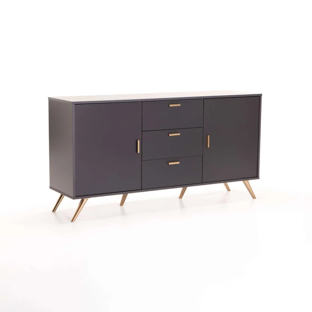 decofurn-furniture-lena-2-door-3-drawer-sideboard-450 Lena 2 Door 3 Drawer Sideboard - Image 1