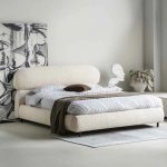 Lily Textured Fabric Bed