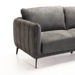 Lina Fabric 3 Seater Couch - Image 6