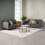 Lina Fabric 3 Seater Couch - Image 2