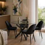 Linc 120 Cm Round 10Mm Glass Top Dining Table - Image 2