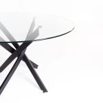 Linc 120 Cm Round 10Mm Glass Top Dining Table - Image 3
