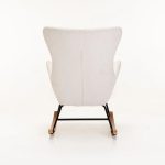 Lulu Fleece Rocking Chair - Cream - Image 5