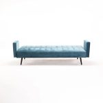 Mac Velvet Sleeper Couch - Image 4