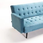Mac Velvet Sleeper Couch - Image 7