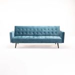Mac Velvet Sleeper Couch - Image 3