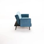 Mac Velvet Sleeper Couch - Image 5