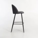 Maddie Velvet Kitchen Stool - Image 18