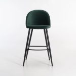 Maddie Velvet Kitchen Stool - Image 12